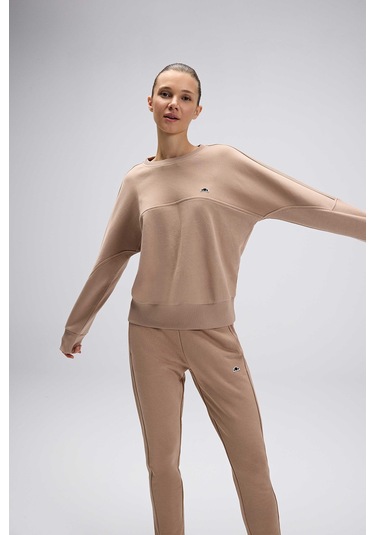 Ellesse Bayan Sweat Ef567-bg Bej Bej