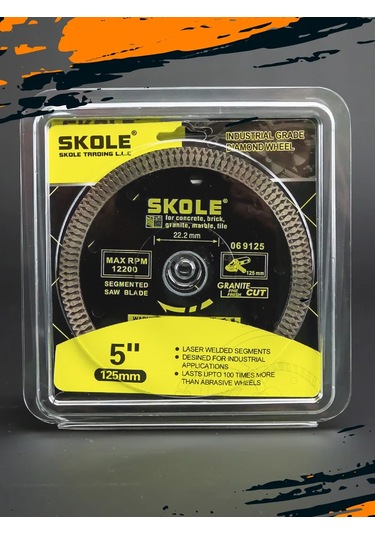 Skole Granit Ve Fayans İçin Elmas Disk 125 Mm Avuçtaşı İçin 412755345