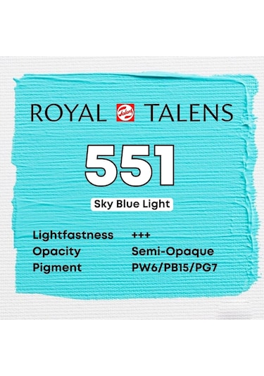Talens Art Creation Akrilik Boya 75 ML Sky Blue Light 551