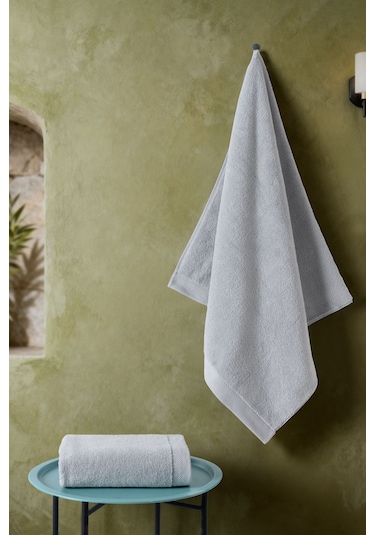 Varol Lord Serisi 2 Li Microcotton Havlu Seti 50x90 & 80x150 Cm, 500 Gsm gri