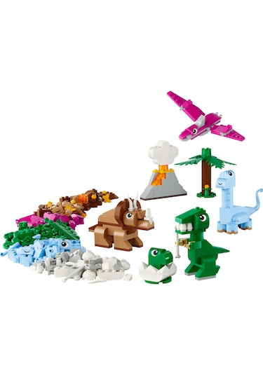 LEGO® Classic Yaratıcı Dinozorlar 11041 - 5 Yaş ve Üzeri Çocuklar için Hayal Gücünü Geliştiren Yaratıcı Oyuncak Yapım Seti (450 Parça)