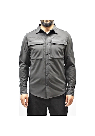 Mudwill Gri Flex Tactical Outdoor Taktik Gömlek Gri