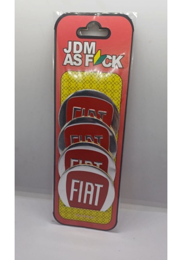 Jant Göbeği Etiketi Fiat 55 Mm 4 Adet