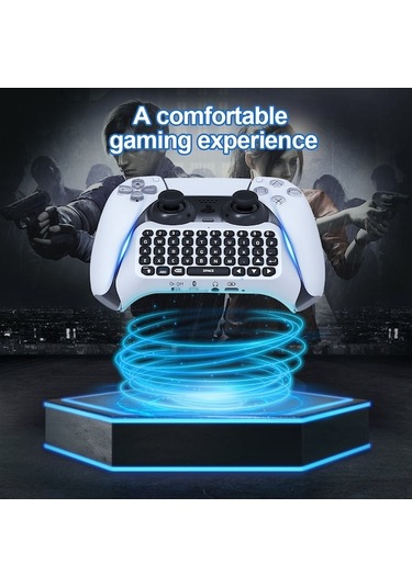 Carrier Ps5 Bluetooth Kablosuz Klavye - Mini Oyun Kumandası,