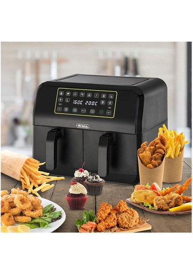 Ariete Airy Fryer Dual 4623 Çift Hazneli Xxl 8 Lt 1700 W Yağsız Fritöz Teşhir