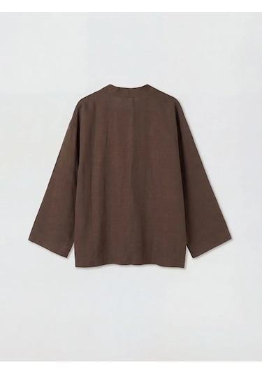 Lc Waikiki Kahverengi V Yaka Kadın Kimono