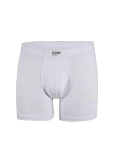 Yıldız Erkek Bambu Likralı Boxer 320/324 - 3 Adet Beyaz