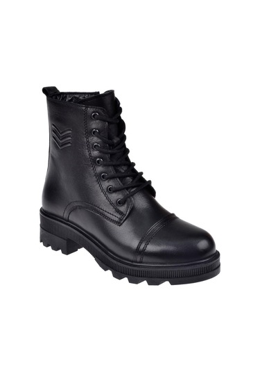 Pullman Hakiki Deri Postal Kadın Bot Voy-8892 Siyah-siyah Siyah Pullman Hakiki Deri Postal Kadın Bot Voy-8892 Siyah-siyah Siyah