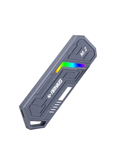 Raxius Dk03 Usb-a/type-c Kablolu Rgb 1tb 22x80 M.2 Nvme Taşınabilir Harici Ssd