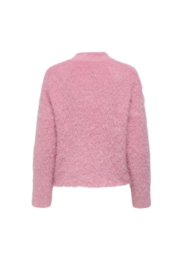 Only Onllulu Ls Rıb Hıghneck Cc Knt Pembe
