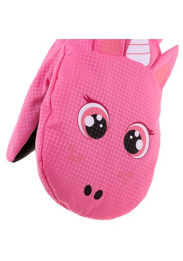Suntek Çocuk Bebek Kış Eldivenleri Su Geçirmez Kayak Pembe-l Pembe L Çok Renkli