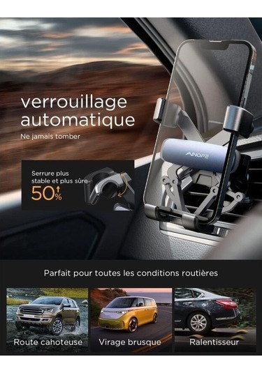 Yingfu Araba Telefon Tutucu, Yerçekimi Tipi, Havalandırma Menfezi 2022 Yükseltme Otomatik Diğer Diğer