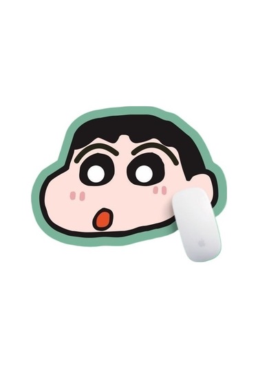 Primepickings Özel Şekilli Mouse Pad Crayon Shin-chan Çizgi Film Sevimli Ofis Bilgisayar Oyunu Kaymaz Kauçuk