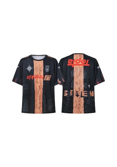 Snapbuy Travis Scott Cactus Jack 3d Futbol Formaları, Gevşek Spor Tişört, Erkek/kadın Kısa Kollublack Black