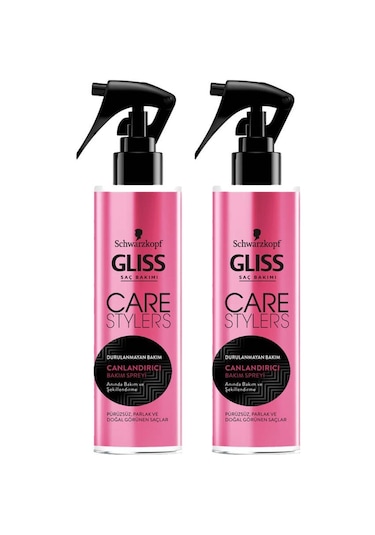 Gliss Care Stylers Canlandırıcı Bakım Spreyi 150ml X2