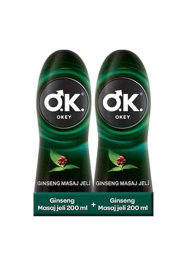 Ginseng Masaj Jeli Su Bazlı 2'li Set 400 Ml
