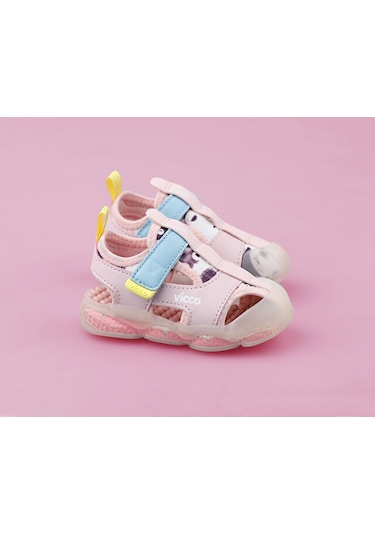 Vicco Live Bebek Günlük Sandalet 332.b25y.217-114 Pembe Pembe