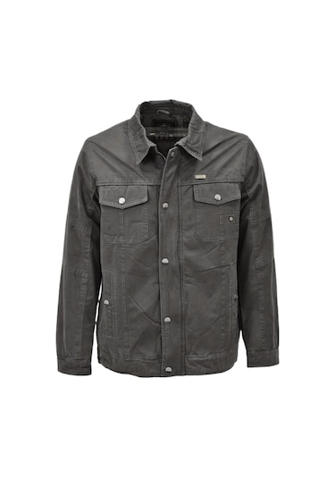 Erkek Spor Kanvas Yakalı Mont M2625 Bgl-st03994 Haki