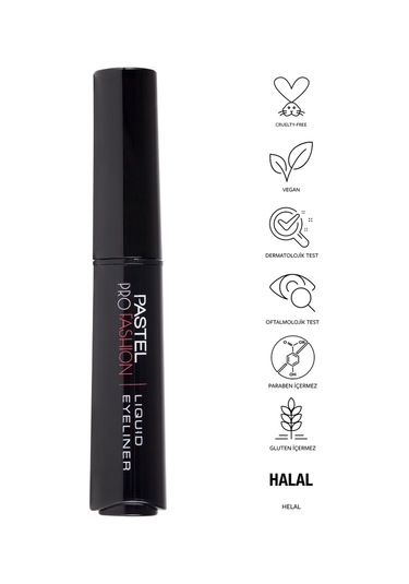 Pastel Likit Eyeliner 01 Black