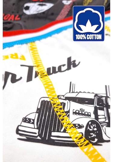 Uniquetrenders Erkek Çocuk %100 Pamuklu 12'li Boxer Renklı