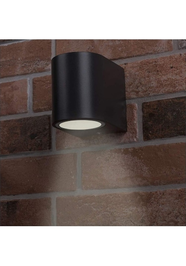 Tek Yönlü Iç - Dış Mekan Dekoratif Aplik 8 Renk Seçenekli Beyaz