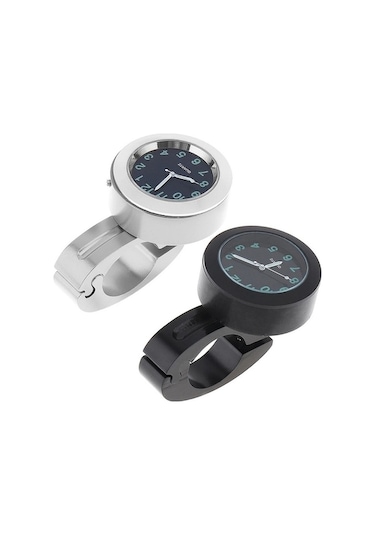 Dm Siyah Saati Saat Motosiklet Modifiye Gidon Bisiklet Th