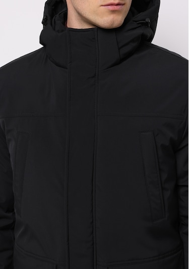 Colins Regular Fit Erkek Siyah Kaban Cl1076886 Q1.v1 Blk Siyah