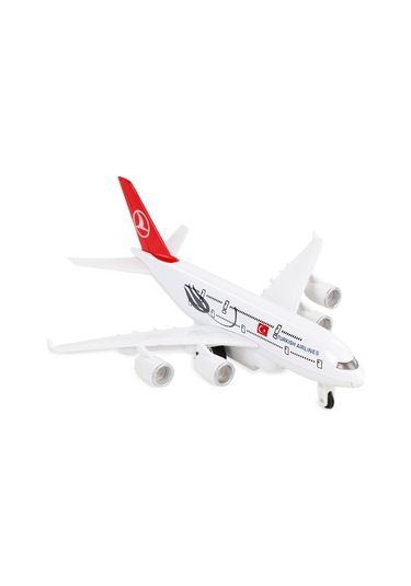 Vardem Oyuncak Sesli Ve Işıklı Çek Bırak Yolcu Uçağı Beyaz S2018a38023n1