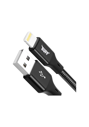 Buff Bl71 Usb Lightning 2.4a 1.2m Data Ve Şarj Kablosu Siyah