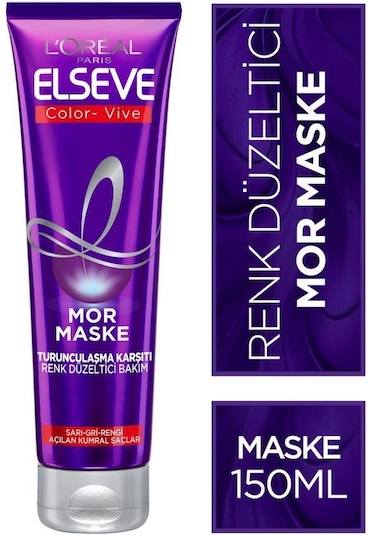 Elseve Color Vive Turunculaşma Karşıtı Mor Maske 150 ML