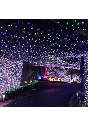 Ximistore9 5m 50 Led Renkli Işık Zinciri, 4.5v 3w, Ip65 Su Geçirmez, Pil İle Çalışır, Romantik Ve Festivite Atmosferi Çok Renkli