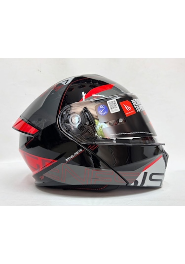 Mt Genesis Sv Atempo B15 Parlak Renk Çene Açılır Kask Iç Güneş Vi