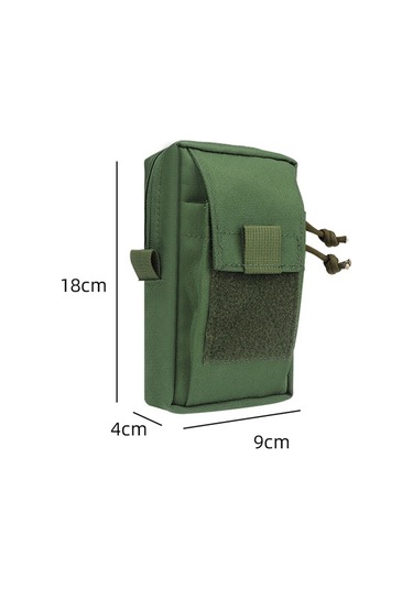 Sones H249 Outdoor Ekipmanları Omuz Askısı Eklenti Çantası Çok Fonksiyonlu Spor Bel Çantası Yeşil