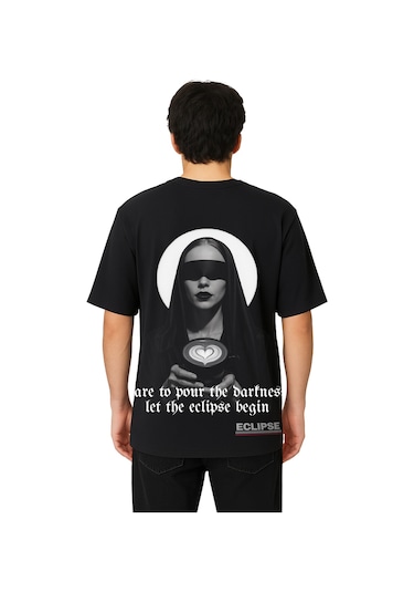 Eclipse Oversize T-shirt Siyah