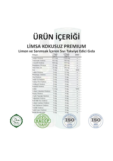 Gökçek Şifa Premium Limsa Kokusuz 500 ML