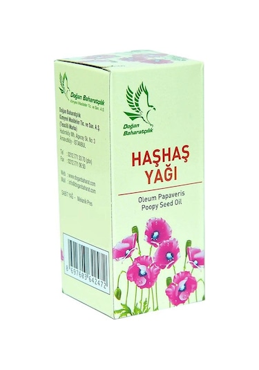 Doğan Baharatçılık Haşhaş Yağı 50 ML