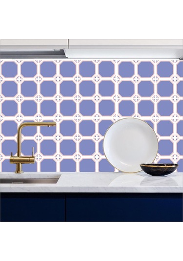 İbm4540 Mutfak Tezgah Arası Kendinden Yapışkanlı Folyo Kaplama Fayans Desen 60cmx100cm