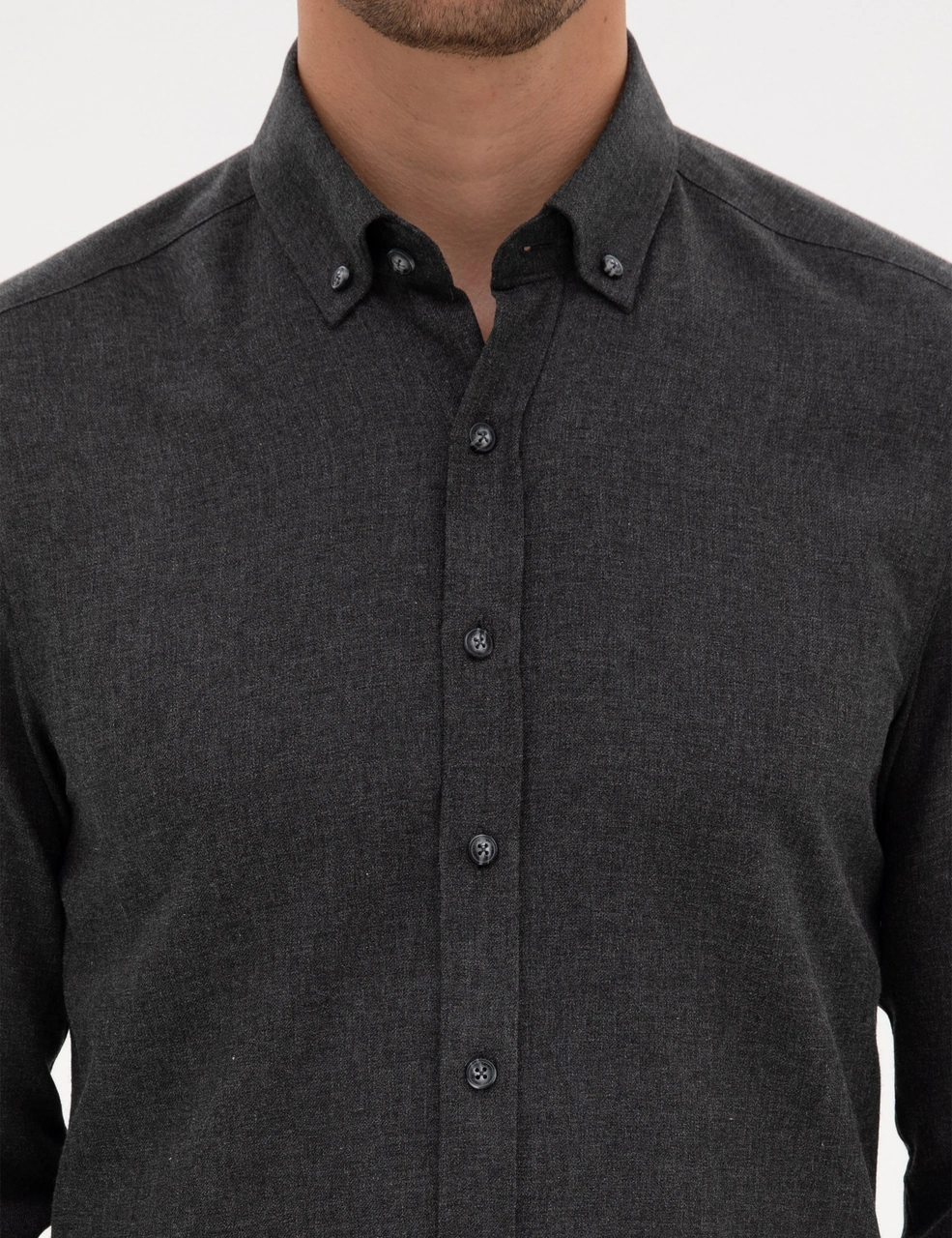 Pierre Cardin Erkek Antrasit Gömlek Desenli 50316751-vr006 Antrasit