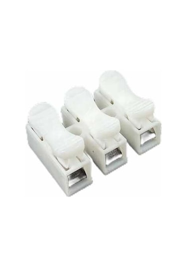 Mandallı Vidasız Klemens Basmalı Tip 3 Lü 3 Pin 50 Adet