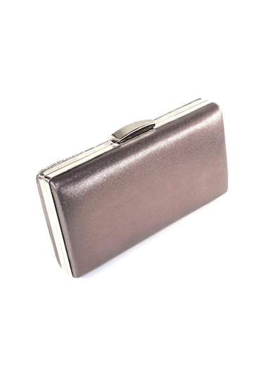 Cam Taşlı Platin Abiye Çanta. Platin Abiye Çanta. Kadın Taşlı Platin Abiye Çanta. Gece çantası