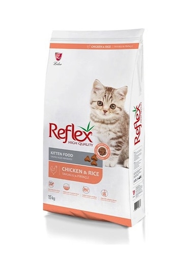 Reflex Tavuklu ve Pirinçli Yavru Kedi Maması 15  KG