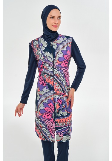 Tam Kapalı Tesettür Mayo 3306 Koyu Lacivert Koyulaci01 Koyu Lacivert