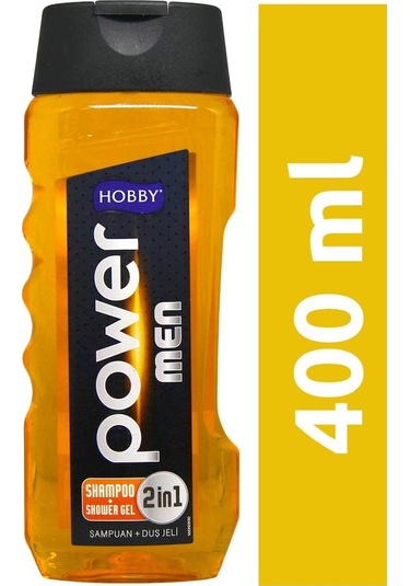 Hobby Power Men 2in1 Duş Jeli ve Şampuan 400 ML