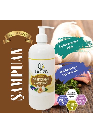 Dorsy Sarımsaklı Şampuan Kokusuz 400 ML