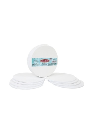 Ktytc8S010 Artebella (Preslenmiş) Tuval Kompozit Yuvarlak 10 Cm 8