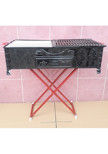 Cemre Katlanabilir Ayaklı Kömürlü Mangal 33 x 80 CM