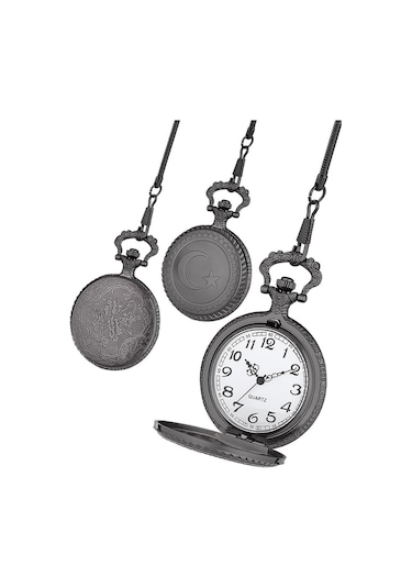 Spectrum Marka Ay Yıldızlı Köstekli Erkek Cep Saati Stc00279