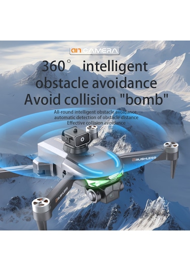 A17 Drone, Katlanabilir, Akıllı 4k Kameralı,360 Derece Roll, Havada Sabitlemeli Yüksek Hızlı Drone -1446