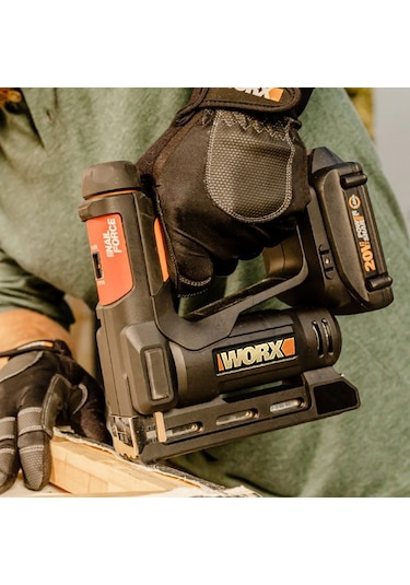 Worx WX843 20 V 2.0 Ah. Li-ion Zımba Çivi Çakma + 3500 Adet Yedek Zımba ve Çivi