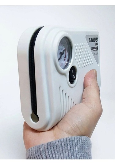Çakmaklık Girişli Oto Araç Mini Hava Kompresörü 12 V 150 Psı Yass